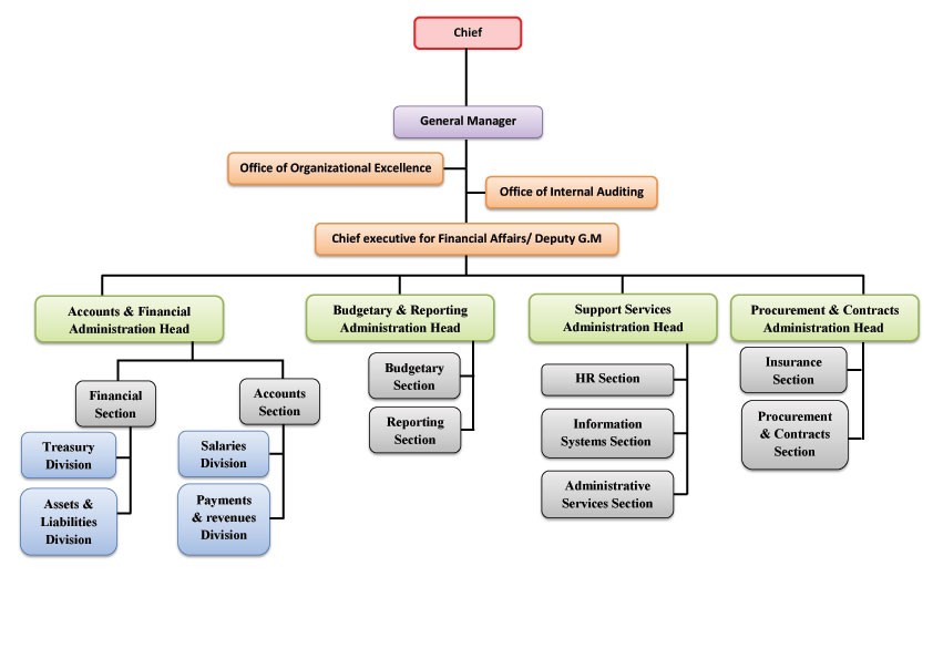 Finance Department Organizational Chart